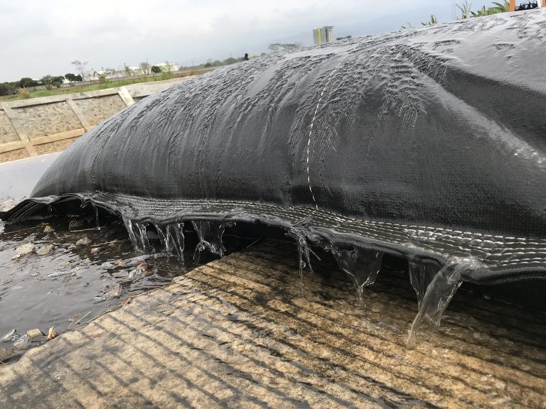 Trial” Integrated Geotube® Dewatering Technology” Pintu Air Embung Gedebage